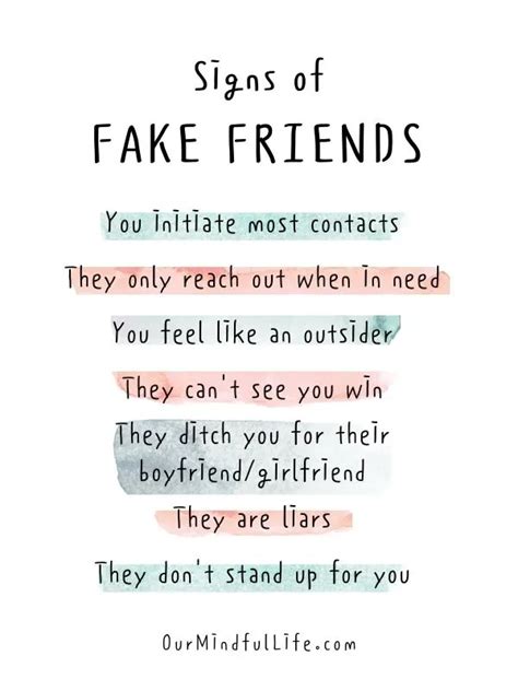 fake friends are like infection